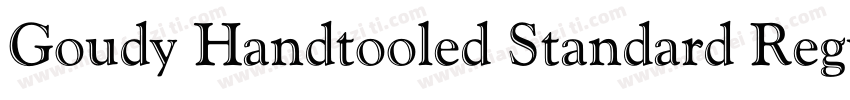 Goudy Handtooled Standard Regular字体转换